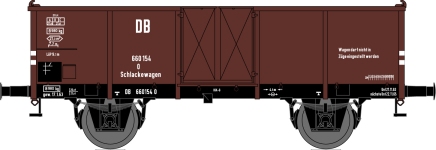 Hädl 25145 - TT - Schlackewagen Schlackeladung, DB, Ep. III